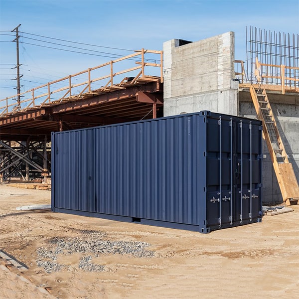 we provide long-term leasing options for our construction site storage containers to meet your extended storage needs